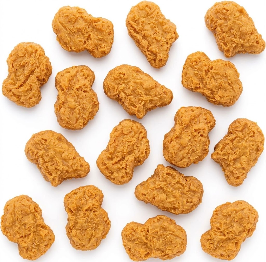 Framendino, 16 Pack Artificial Chicken Nuggets Fake Fried Food Models Props for Kitchen Decor